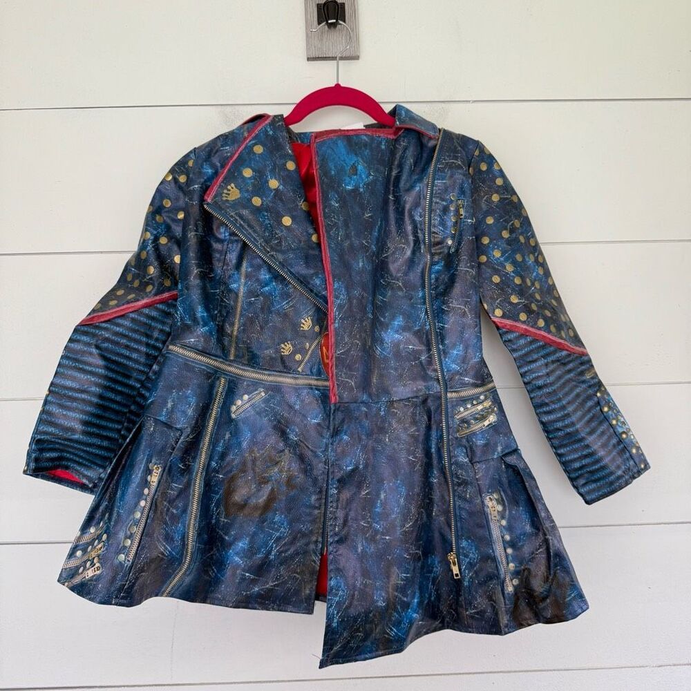 Disney Descendents 2 Kids Large Faux Leather Jacket